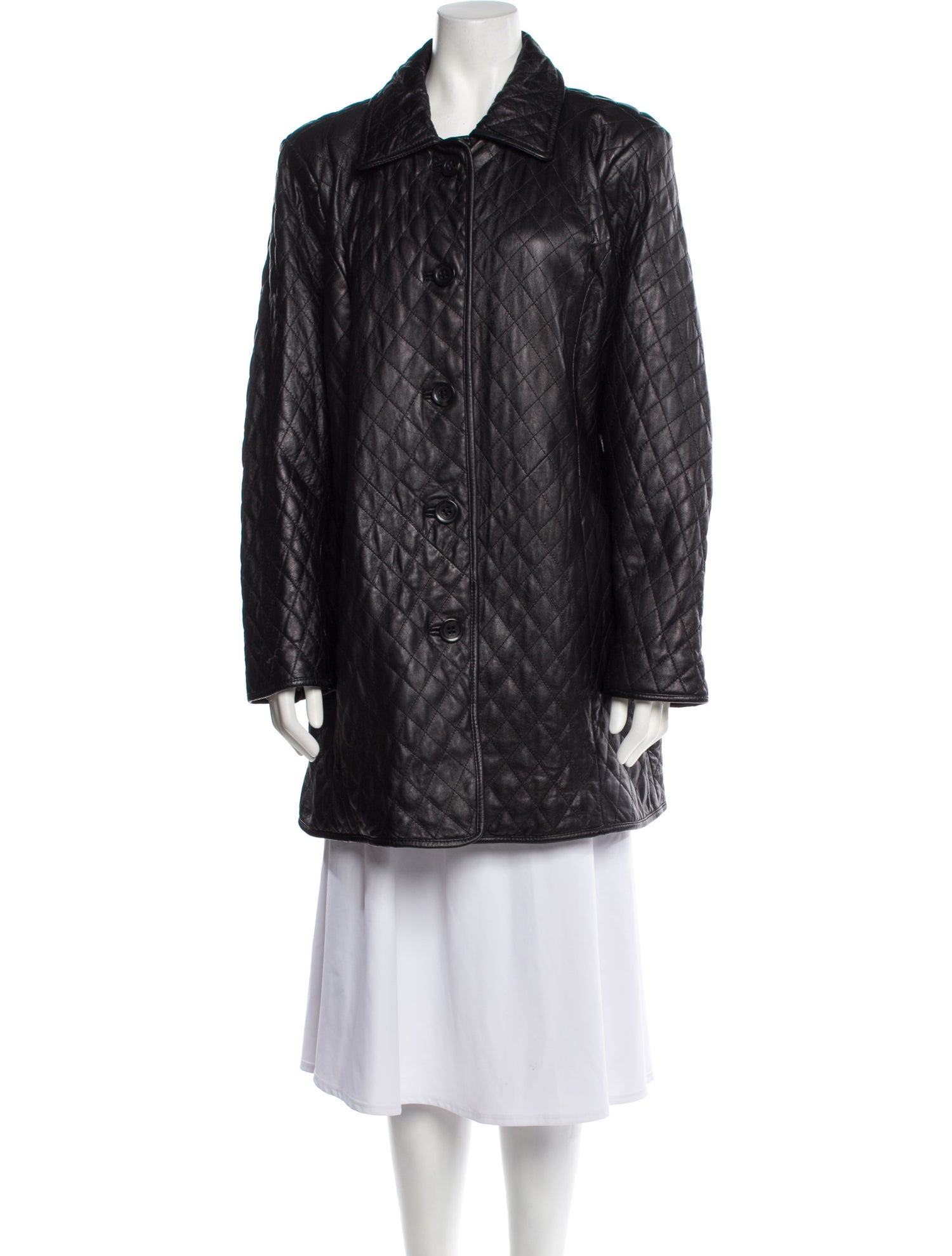 Neiman Marcus Leather Coat