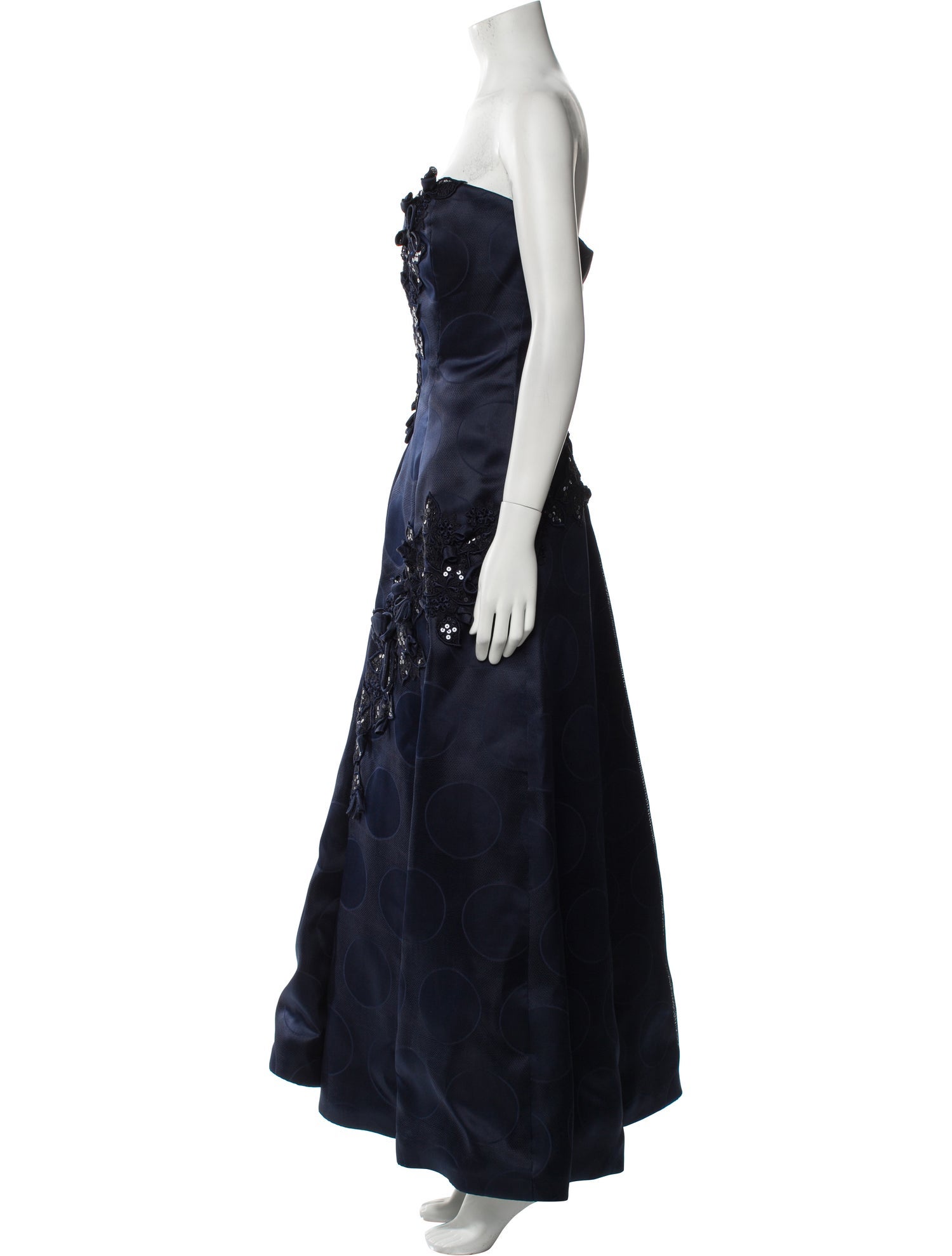 Neiman Marcus Strapless Long Dress