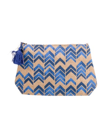 Neiman Marcus Jute Clutch