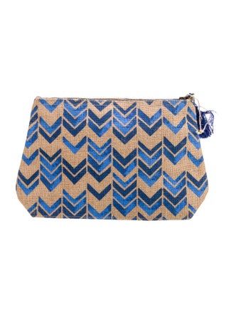 Neiman Marcus Jute Clutch