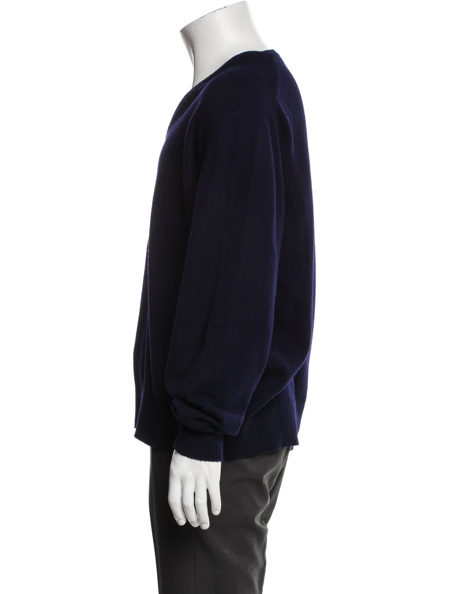 Neiman Marcus Cashmere V-Neck Pullover