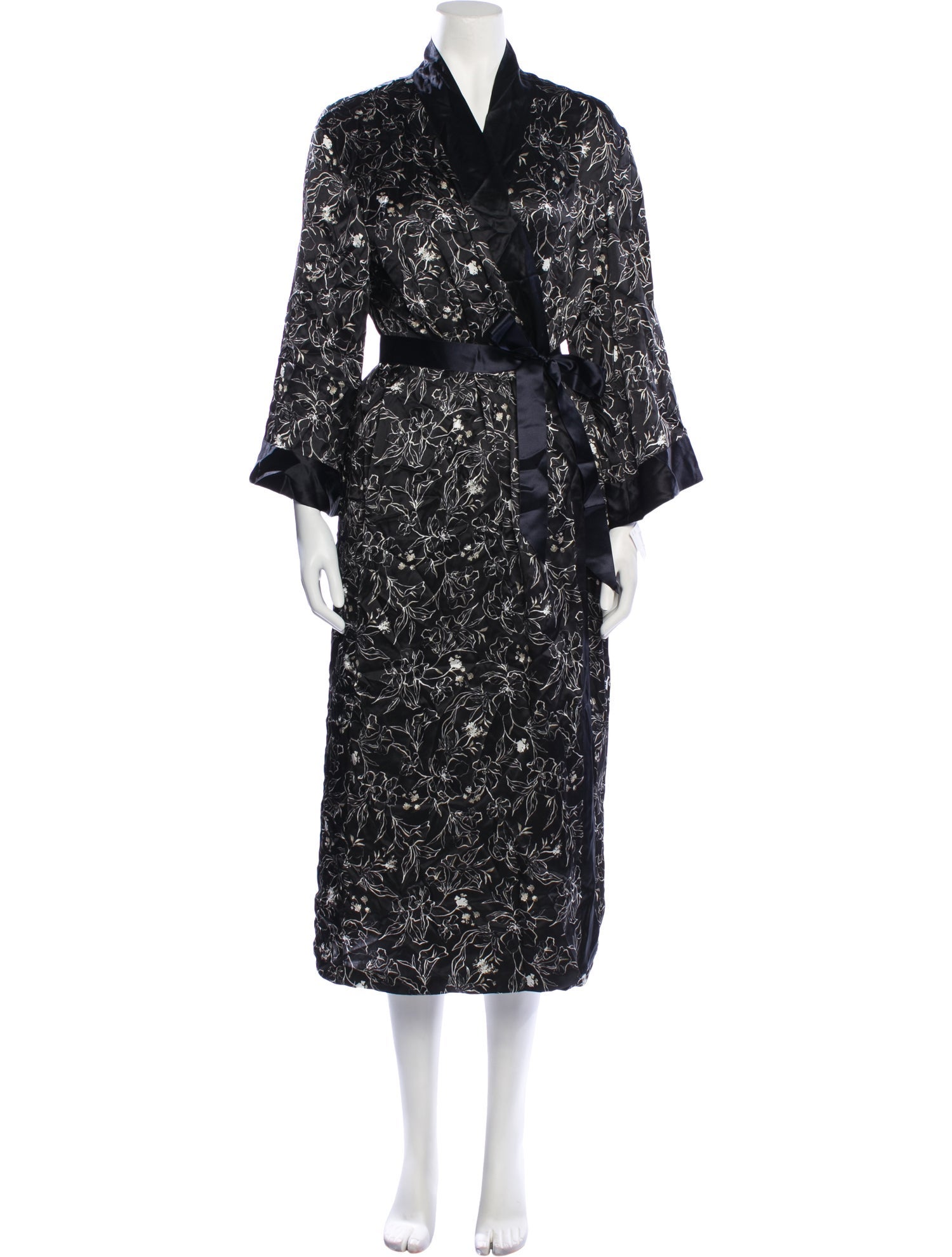 Neiman Marcus Silk Printed Robe w/ Tags