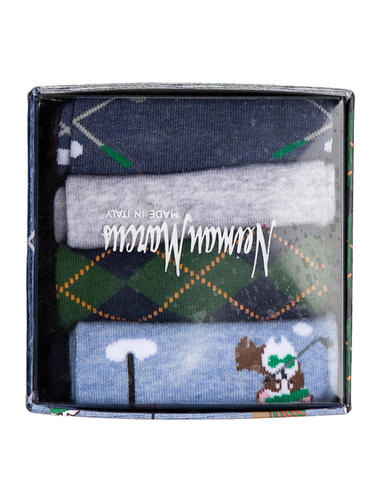 Neiman Marcus Neiman Marcus 4 Pack Of Patterned Socks w/ Tags