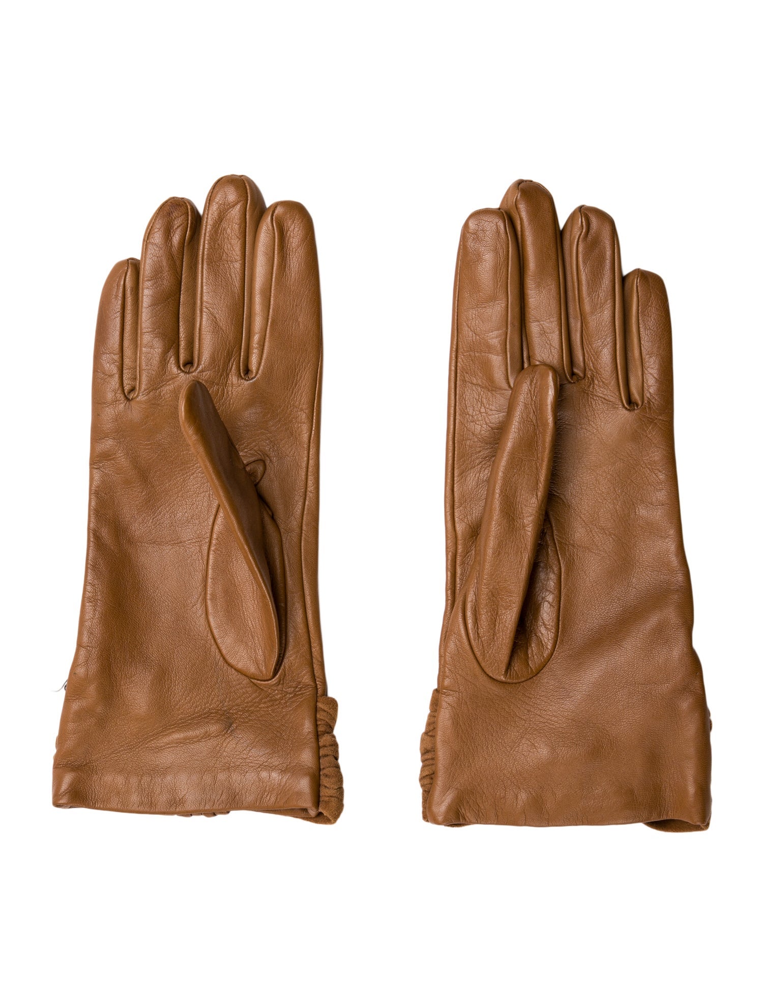 Neiman Marcus Leather Winter Gloves