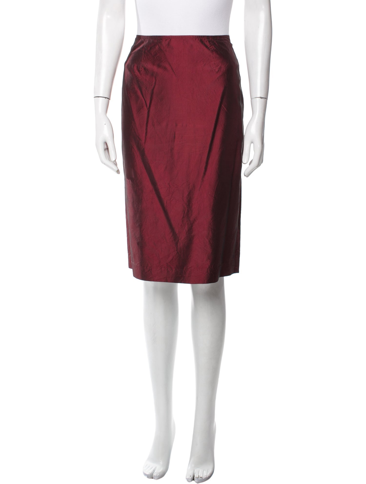Neiman Marcus Silk Knee-Length Skirt
