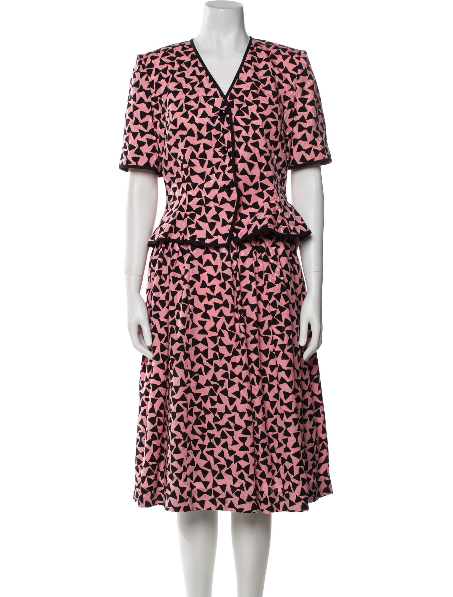 Neiman Marcus Vintage Silk Skirt Set