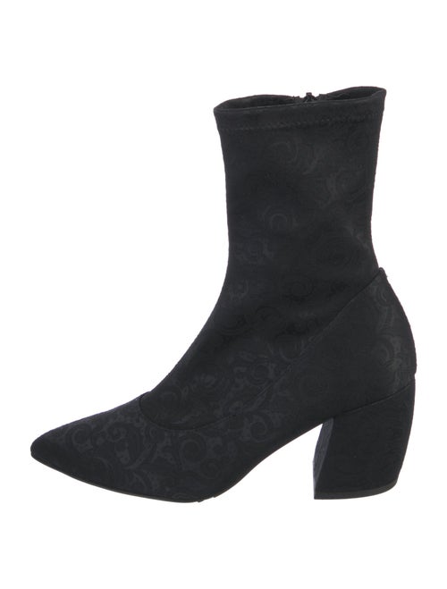 Neiman Marcus Canvas Sock Boots