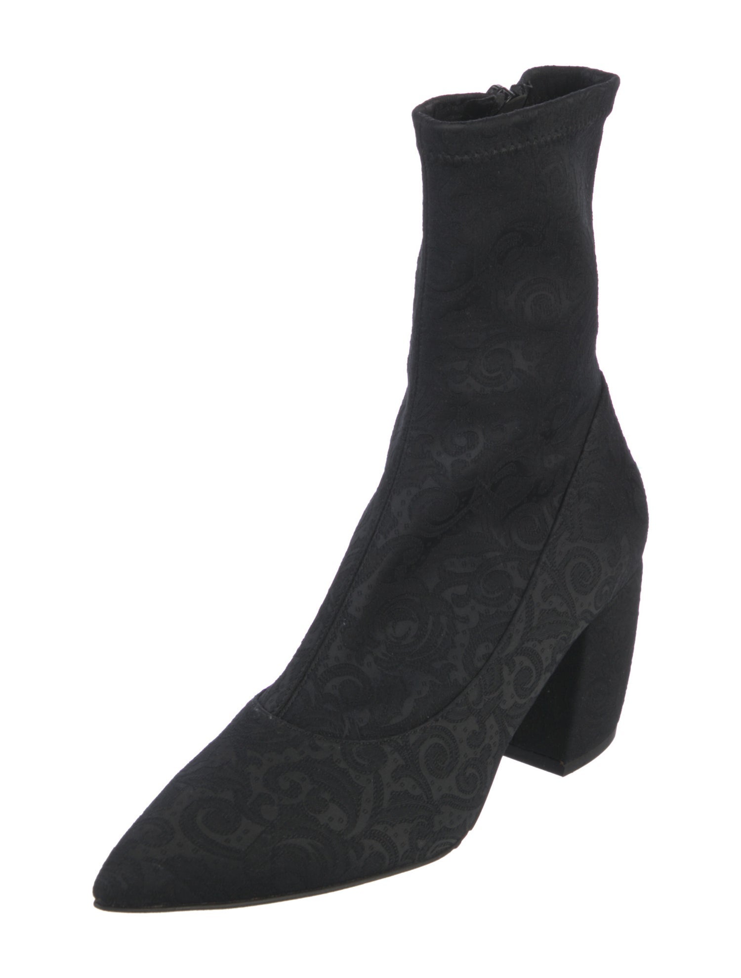 Neiman Marcus Canvas Sock Boots