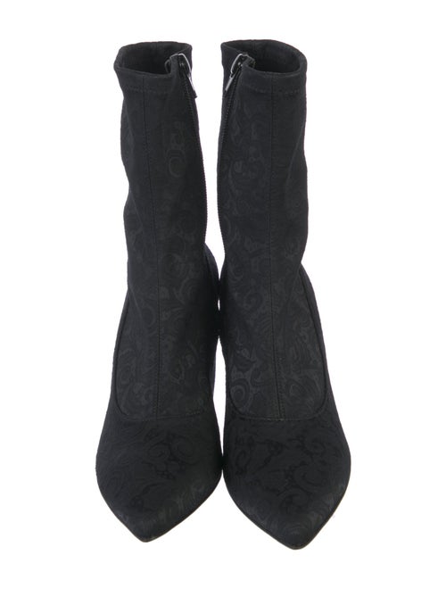 Neiman Marcus Canvas Sock Boots