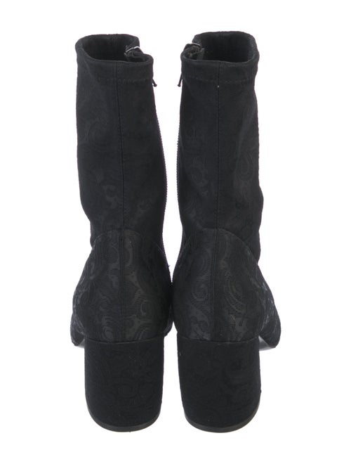 Neiman Marcus Canvas Sock Boots