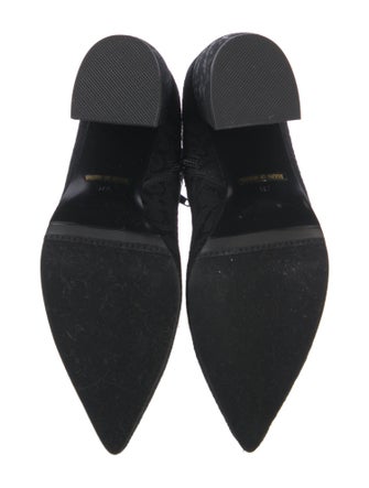 Neiman Marcus Canvas Sock Boots