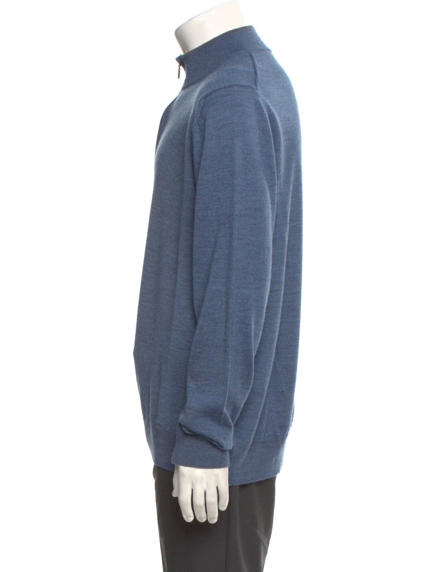 Neiman Marcus Mock Neck Long Sleeve Pullover