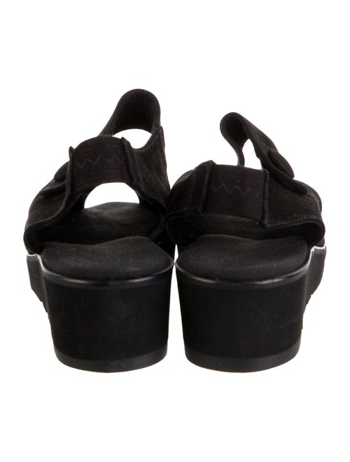 Neiman Marcus Suede Slingback Sandals