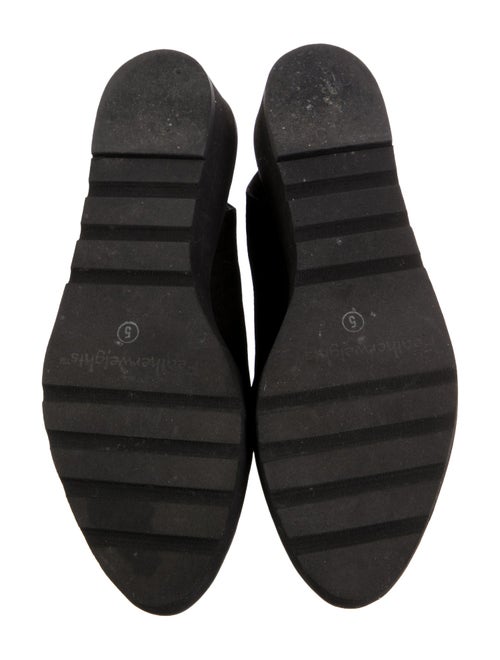 Neiman Marcus Suede Slingback Sandals