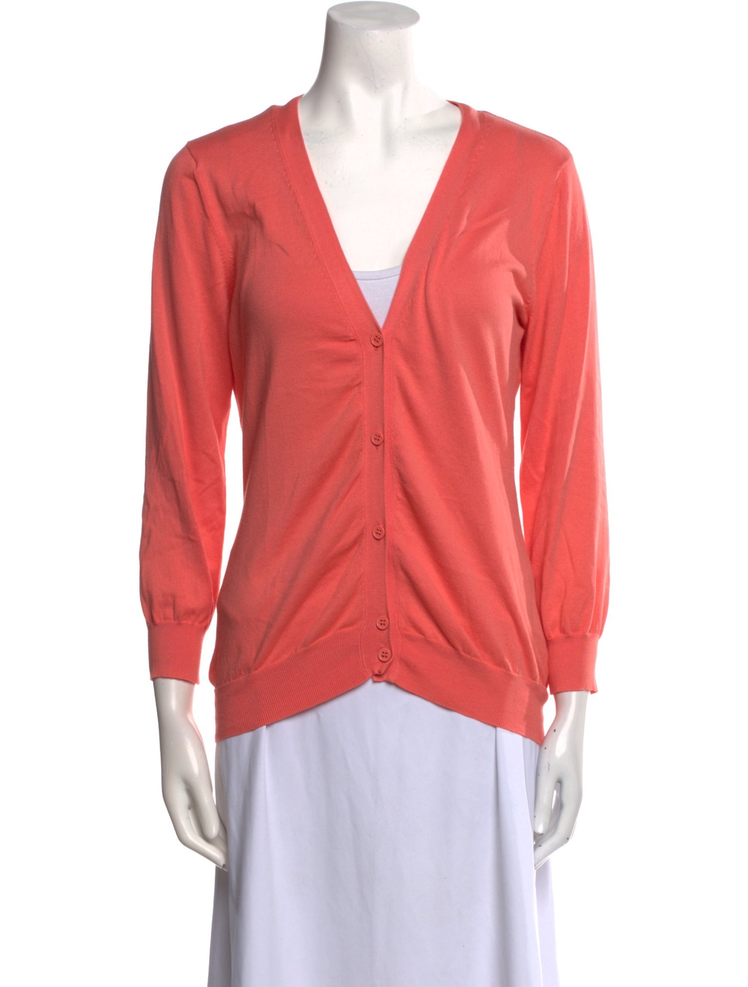 Neiman Marcus Plunge Neckline Sweater
