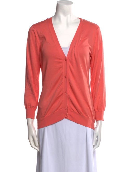 Neiman Marcus Plunge Neckline Sweater