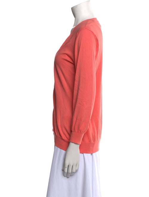 Neiman Marcus Plunge Neckline Sweater