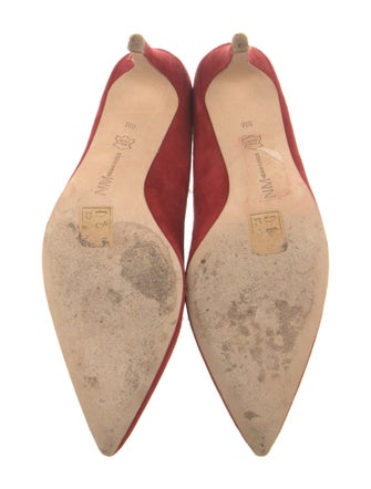 Neiman Marcus Suede Pumps