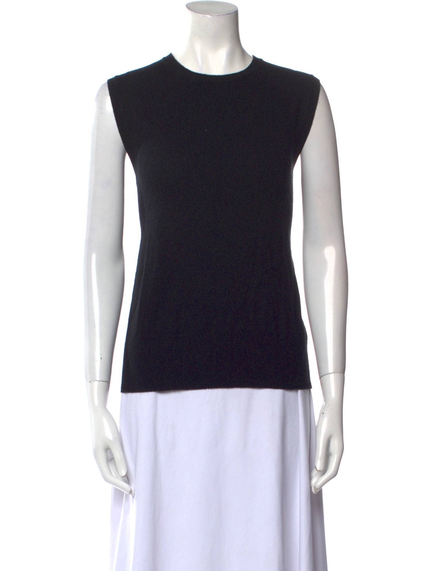 Neiman Marcus Cashmere Crew Neck Top