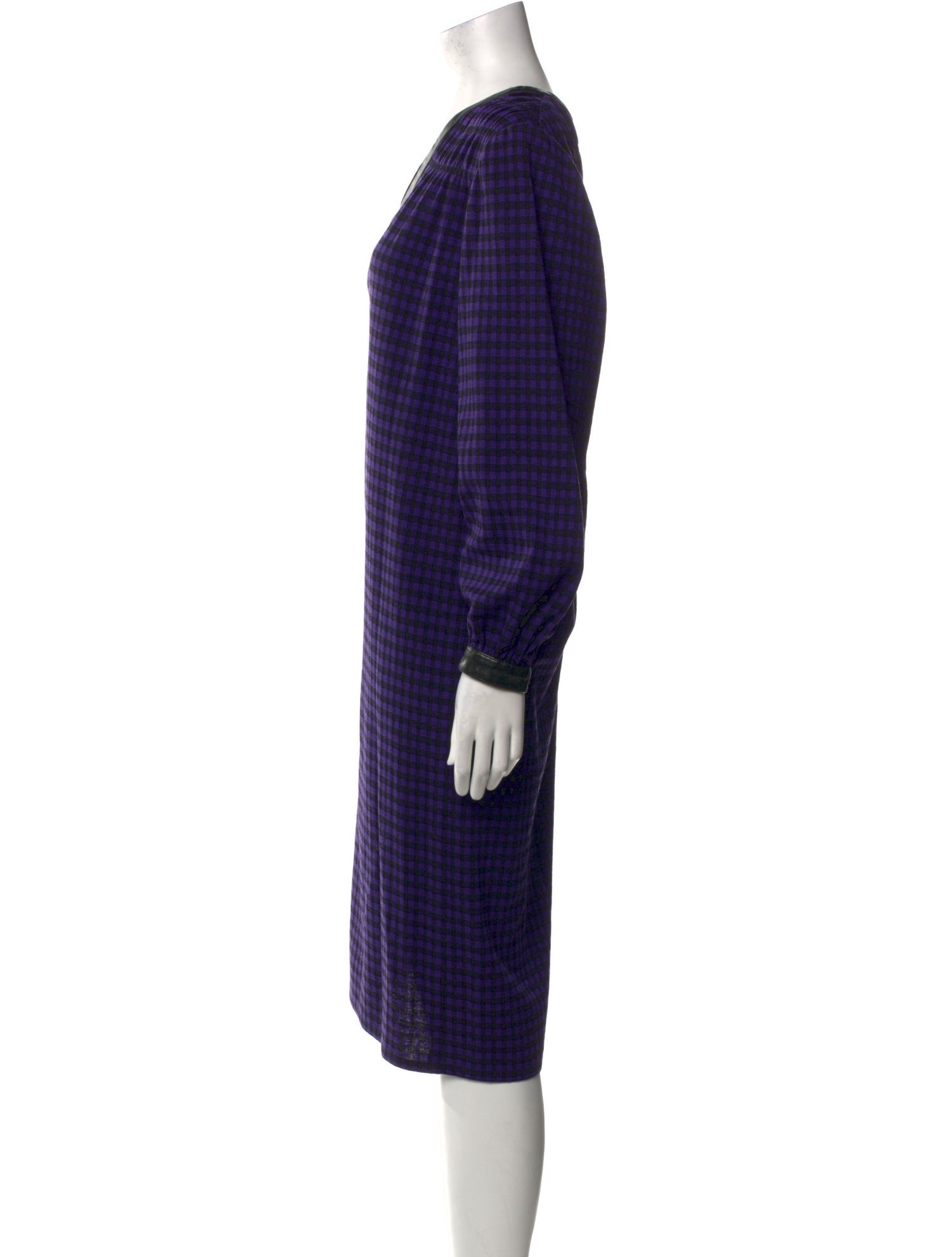 Neiman Marcus V-Neck Midi Length Dress