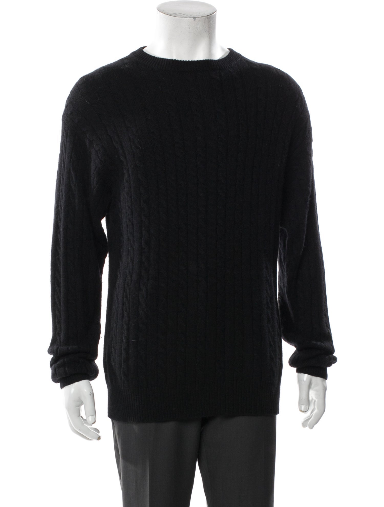 Neiman Marcus Cashmere Crew Neck Pullover