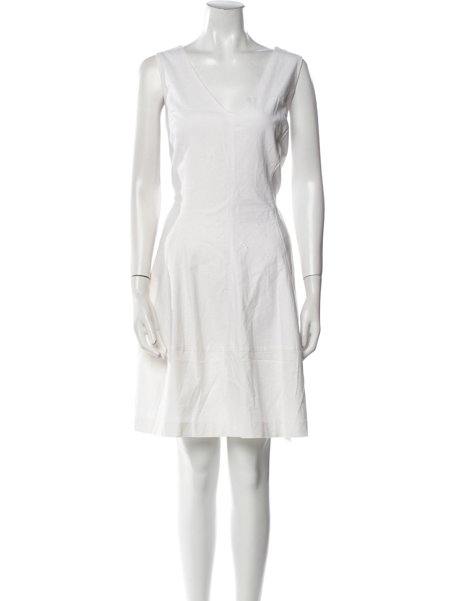 Neiman Marcus Linen Knee-Length Dress