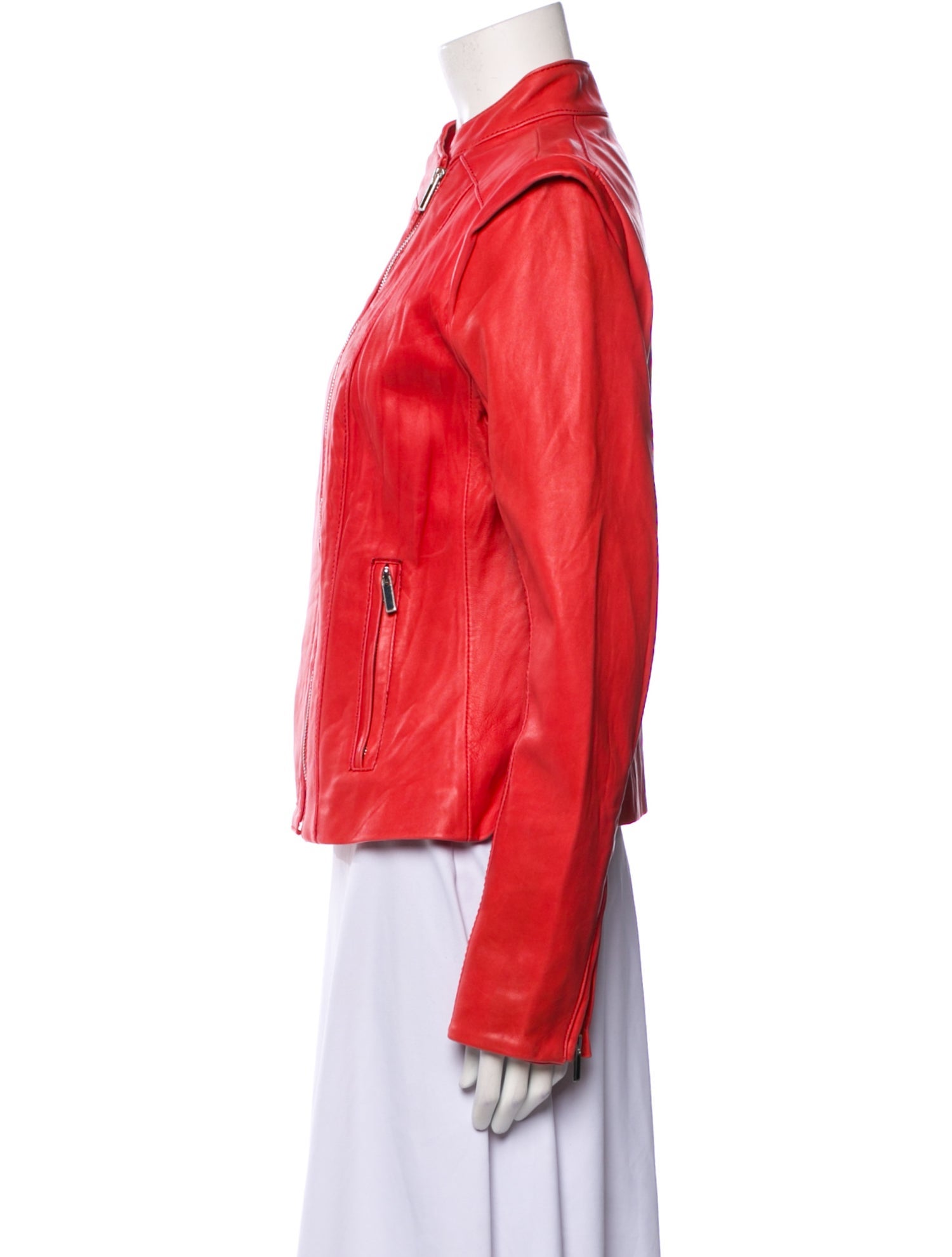 Neiman Marcus Leather Biker Jacket