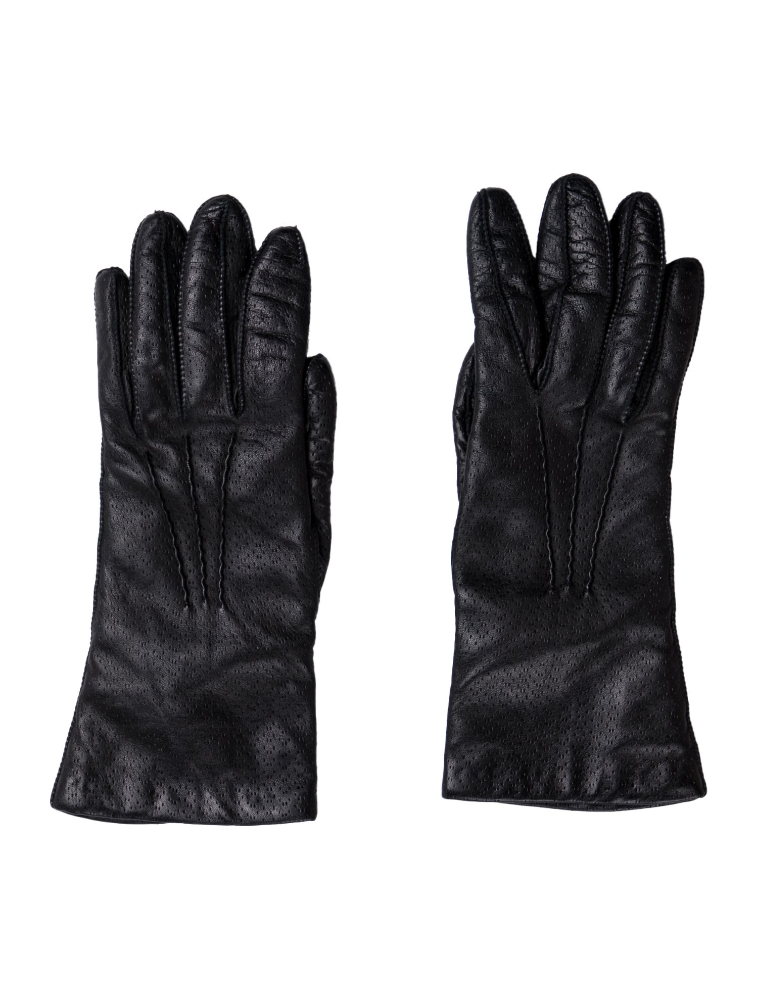 Neiman Marcus Men's Leather Full-Fingered Gloves