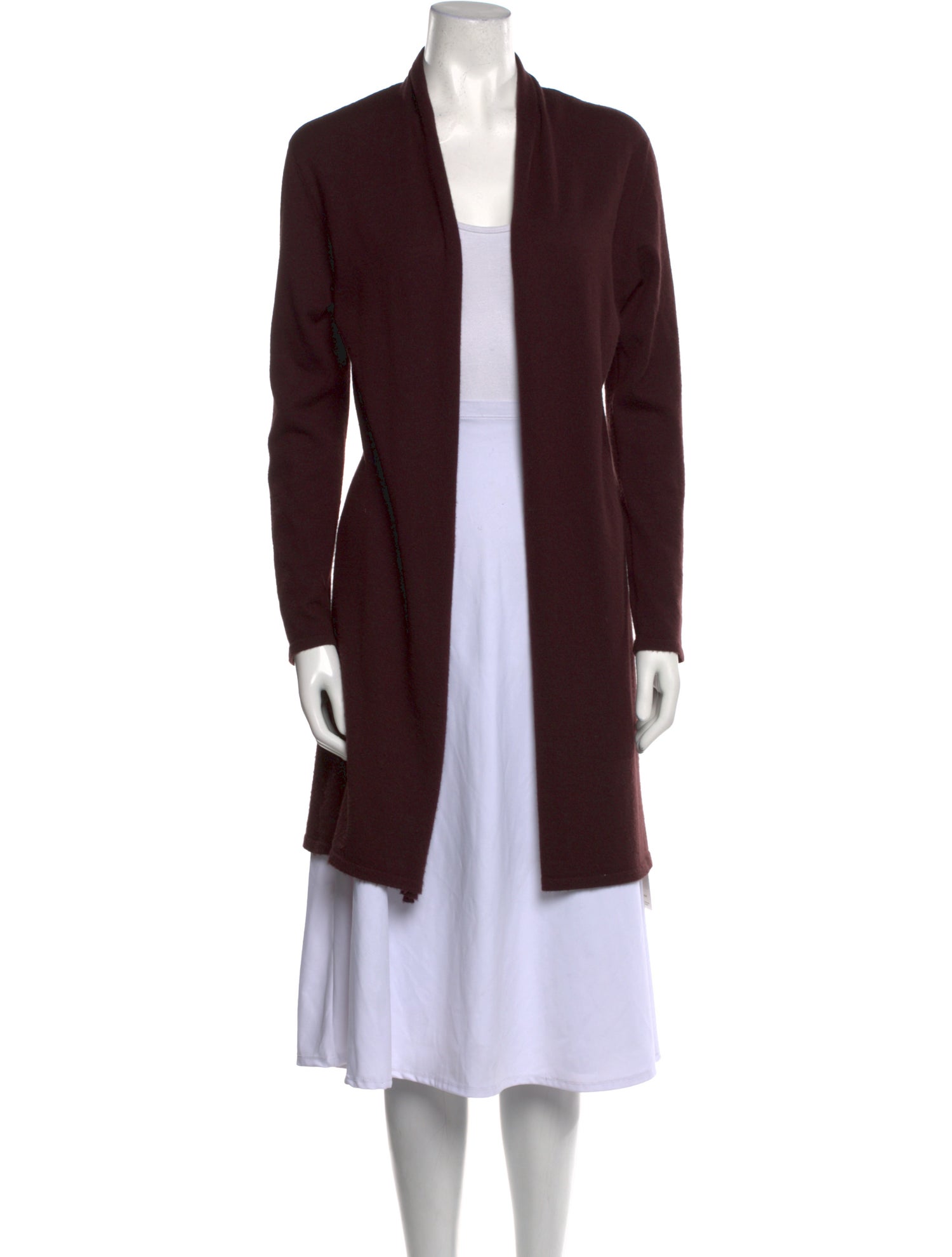 Neiman Marcus Cashmere Open Front Sweater