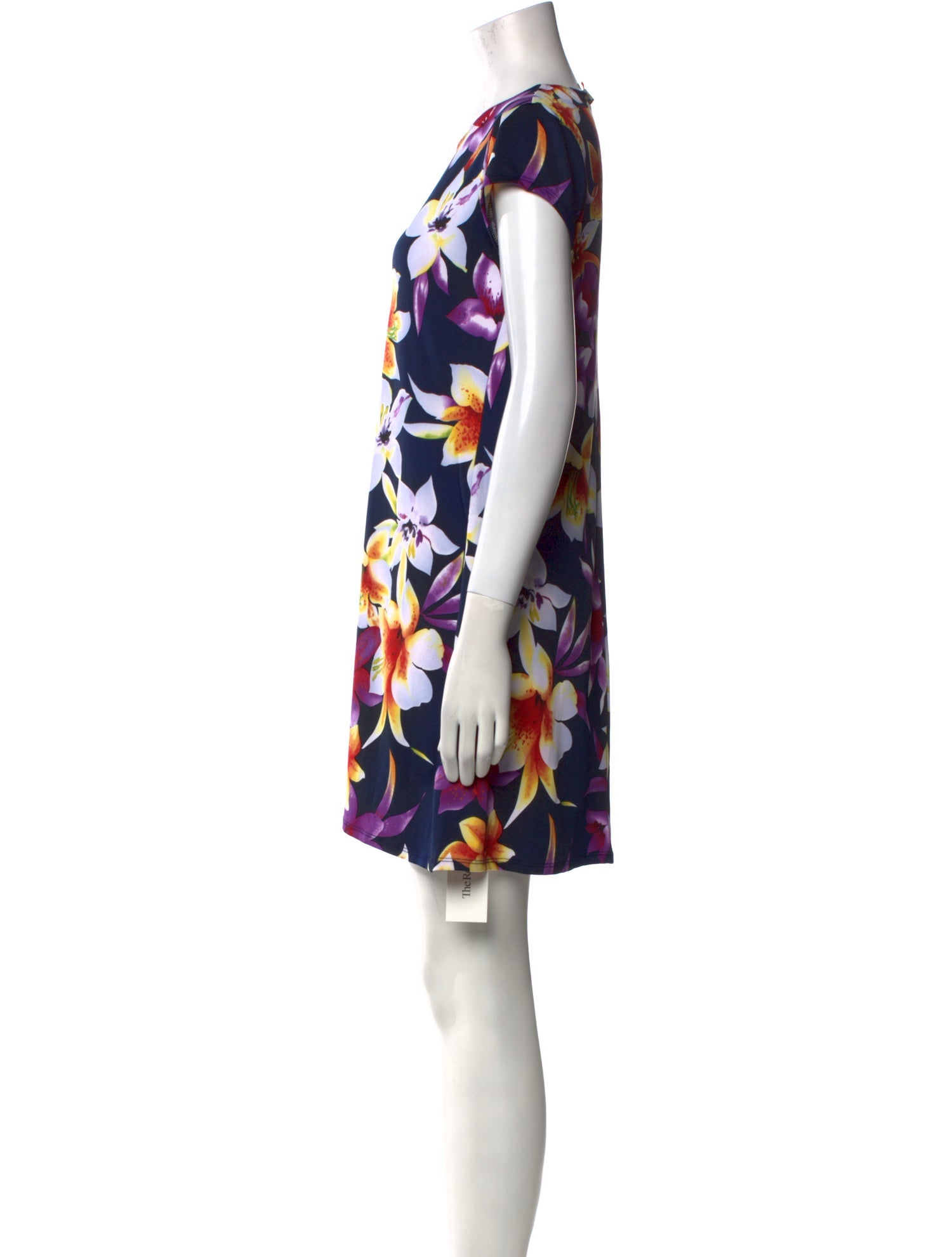 Neiman Marcus Printed Mini Dress