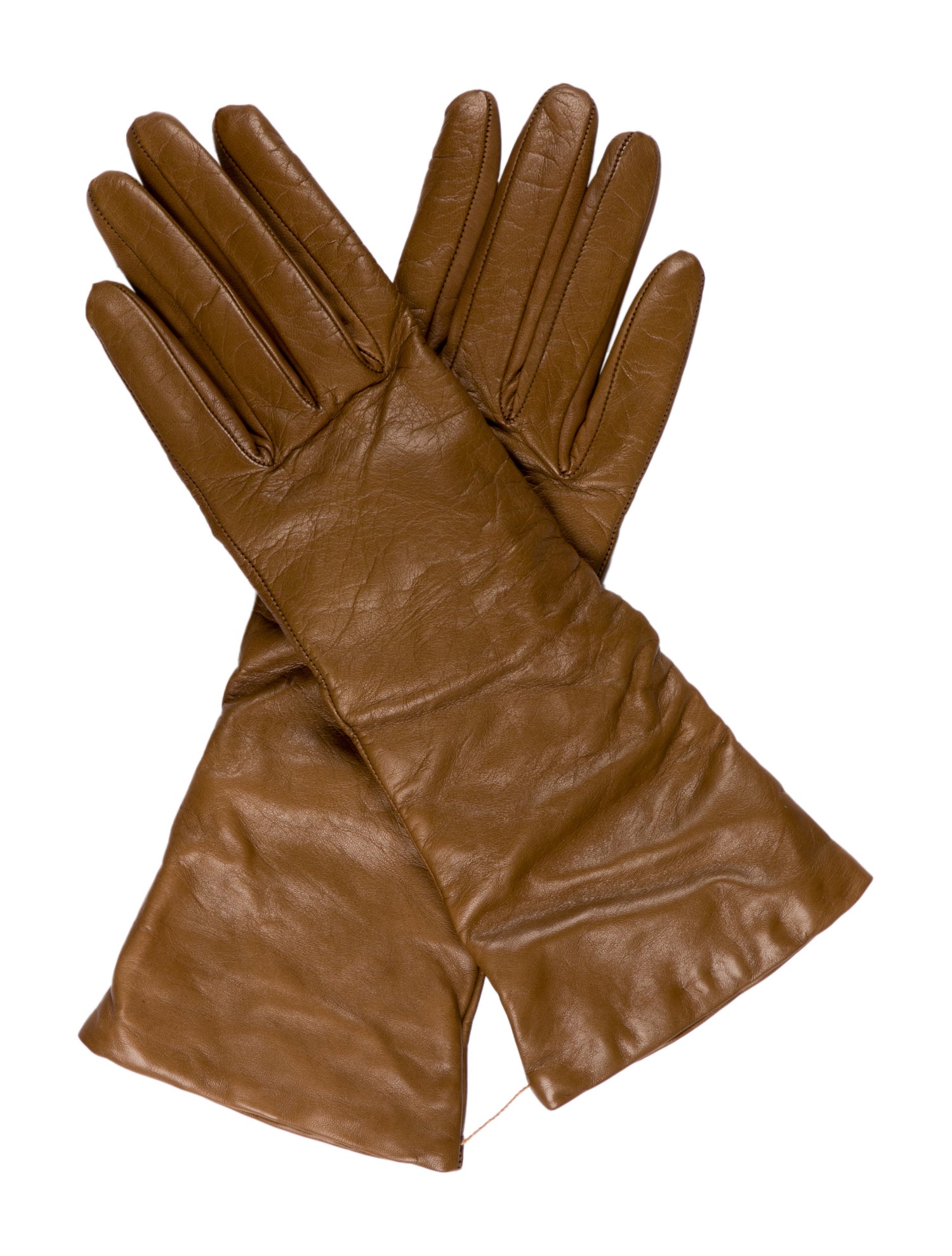 Neiman Marcus Leather Winter Gloves