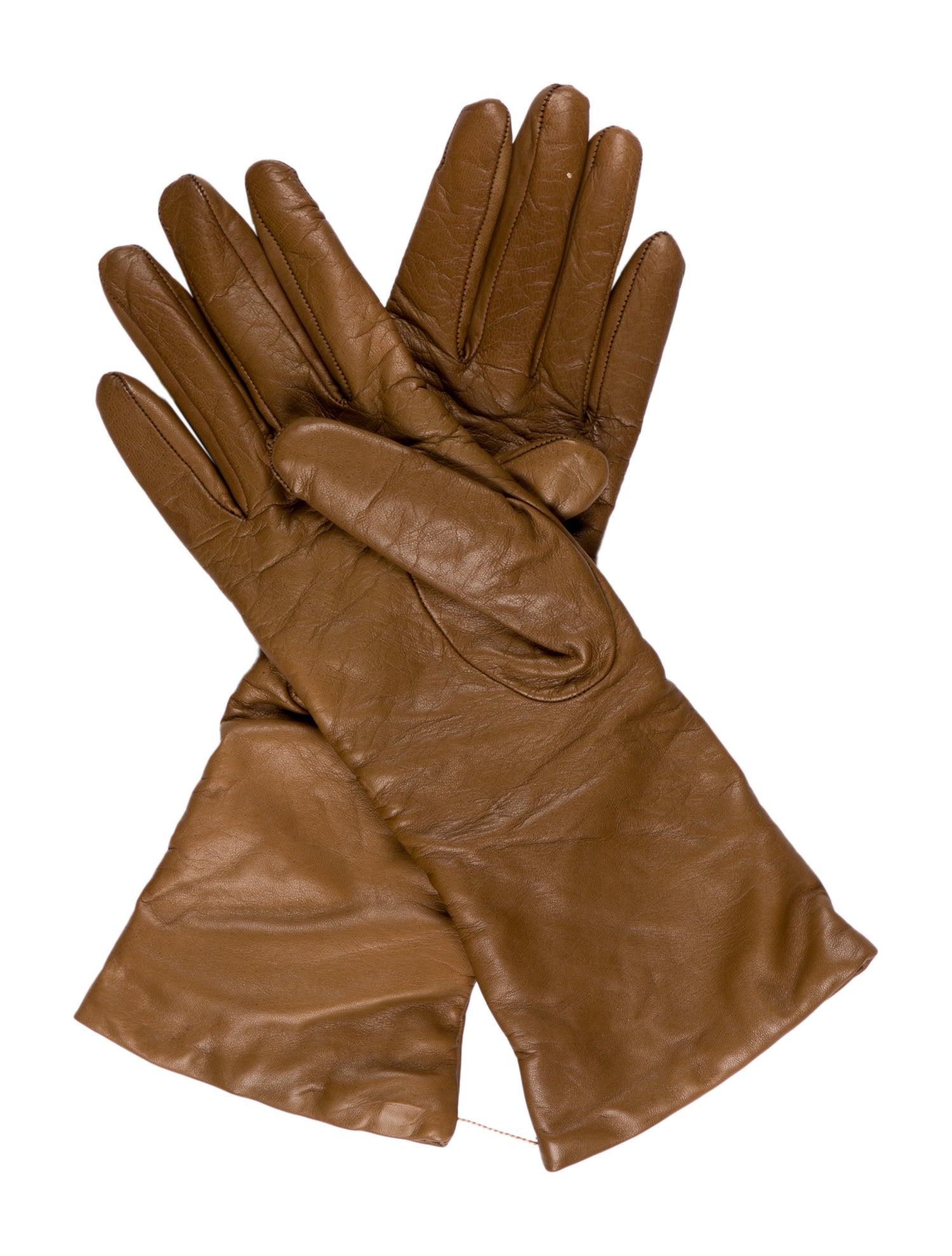 Neiman Marcus Leather Winter Gloves