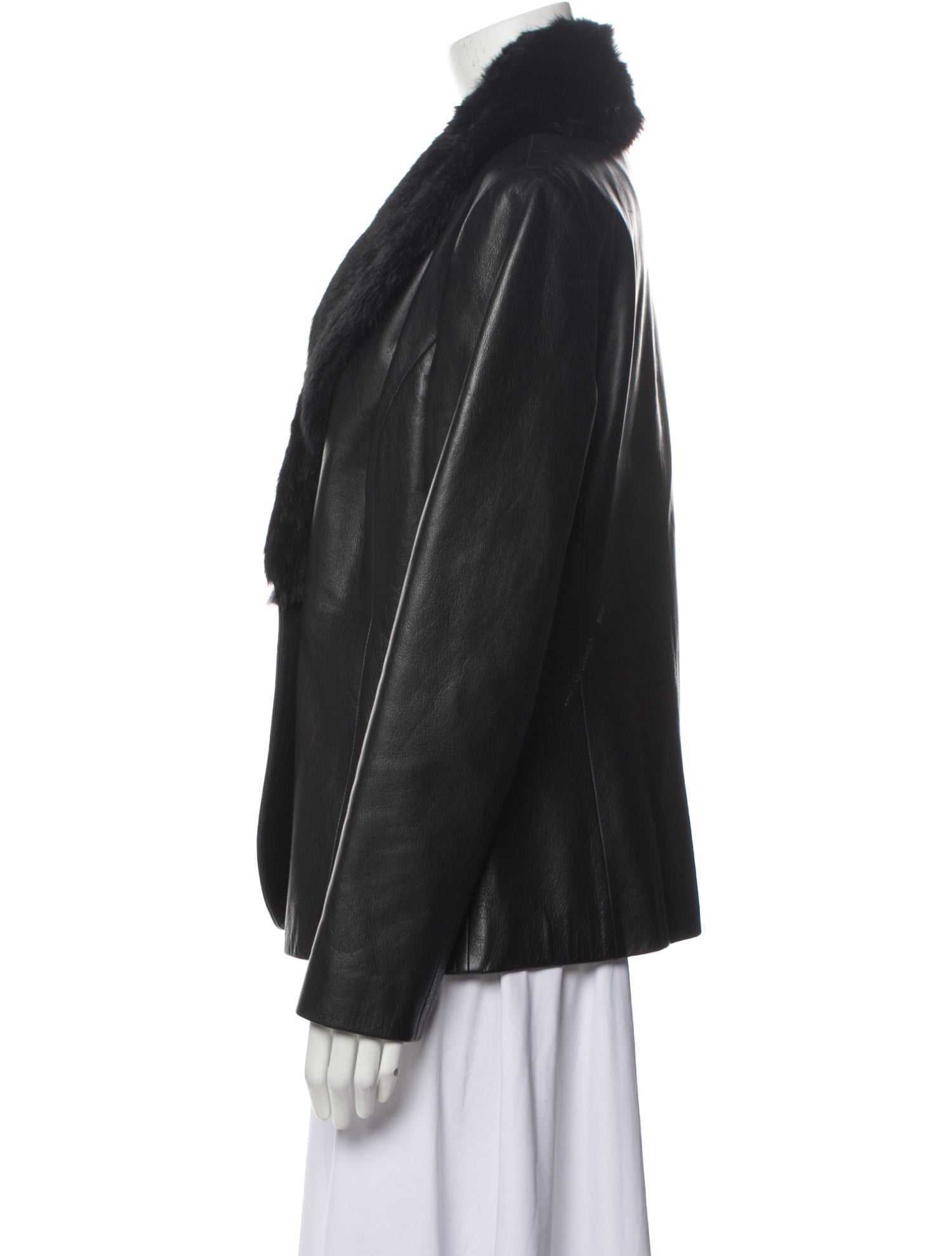 Neiman Marcus Leather Coat