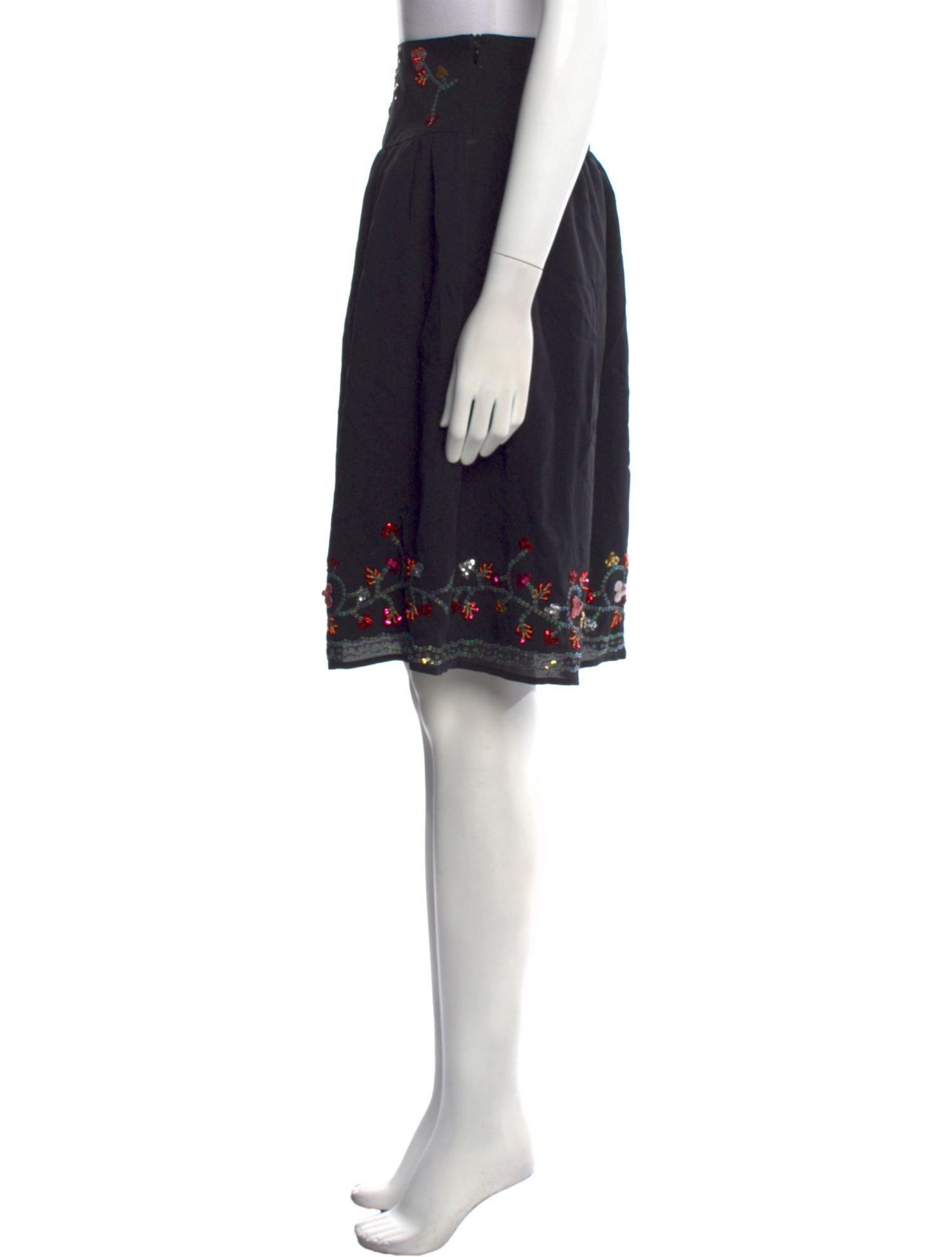 Neiman Marcus Silk Knee-Length Skirt