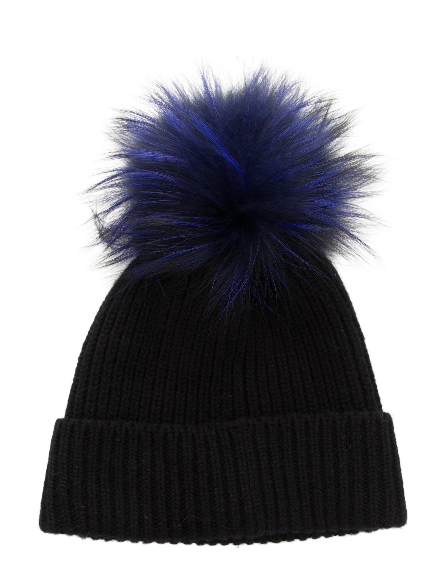 Neiman Marcus Cashmere Fur pom hat