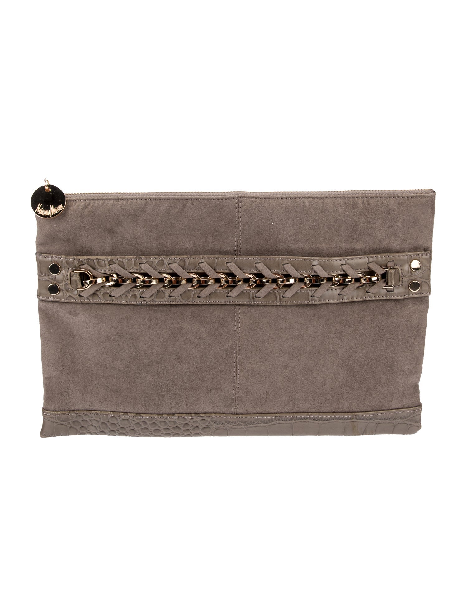 Neiman Marcus Suede Clutch