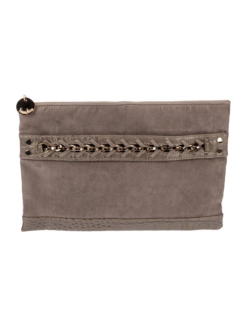 Neiman Marcus Suede Clutch