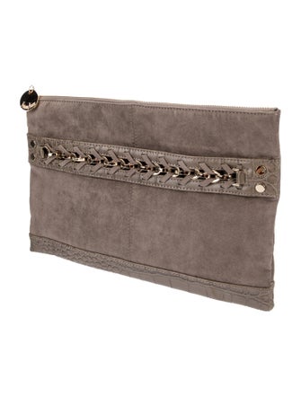Neiman Marcus Suede Clutch
