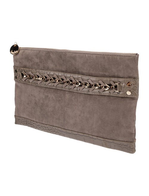 Neiman Marcus Suede Clutch