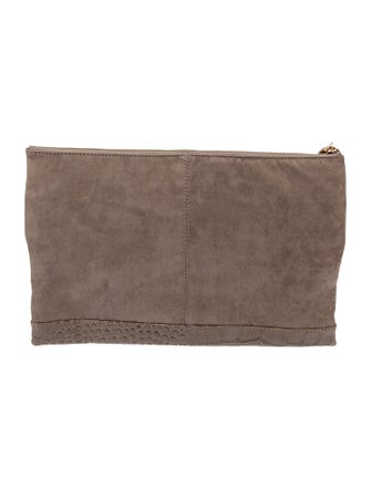 Neiman Marcus Suede Clutch