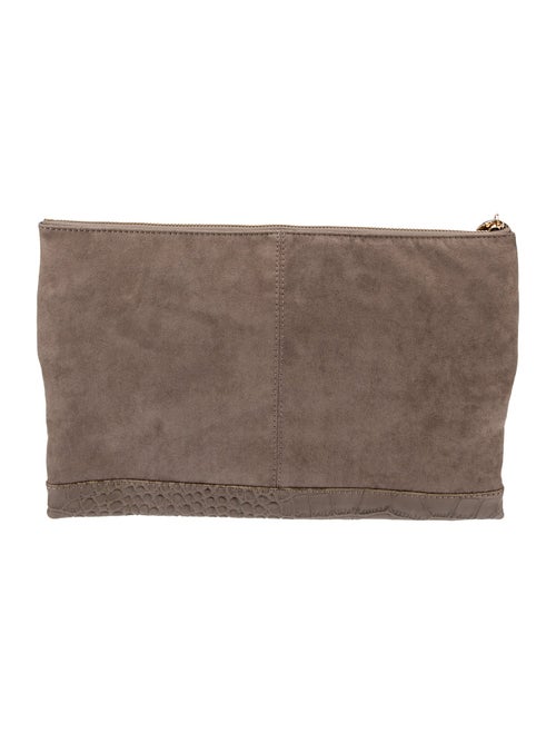 Neiman Marcus Suede Clutch