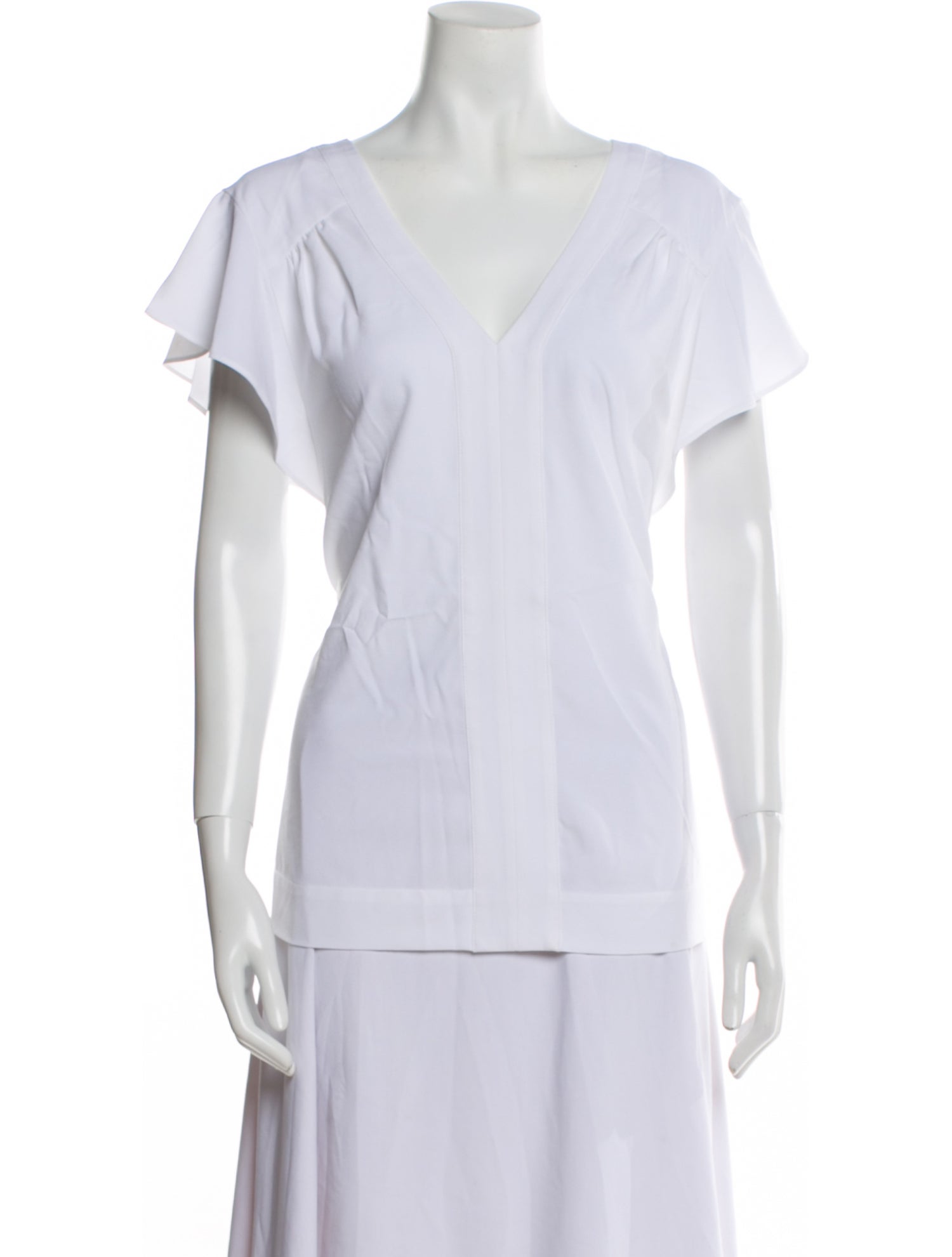 Neiman Marcus V-Neck Short Sleeve T-Shirt