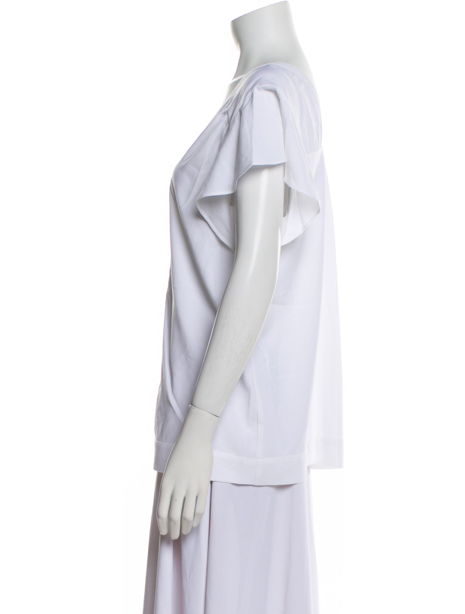 Neiman Marcus V-Neck Short Sleeve T-Shirt