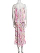 Neiman Marcus Tie-Dye Print Skirt Set