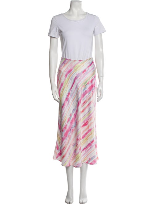Neiman Marcus Tie-Dye Print Skirt Set