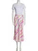 Neiman Marcus Tie-Dye Print Skirt Set