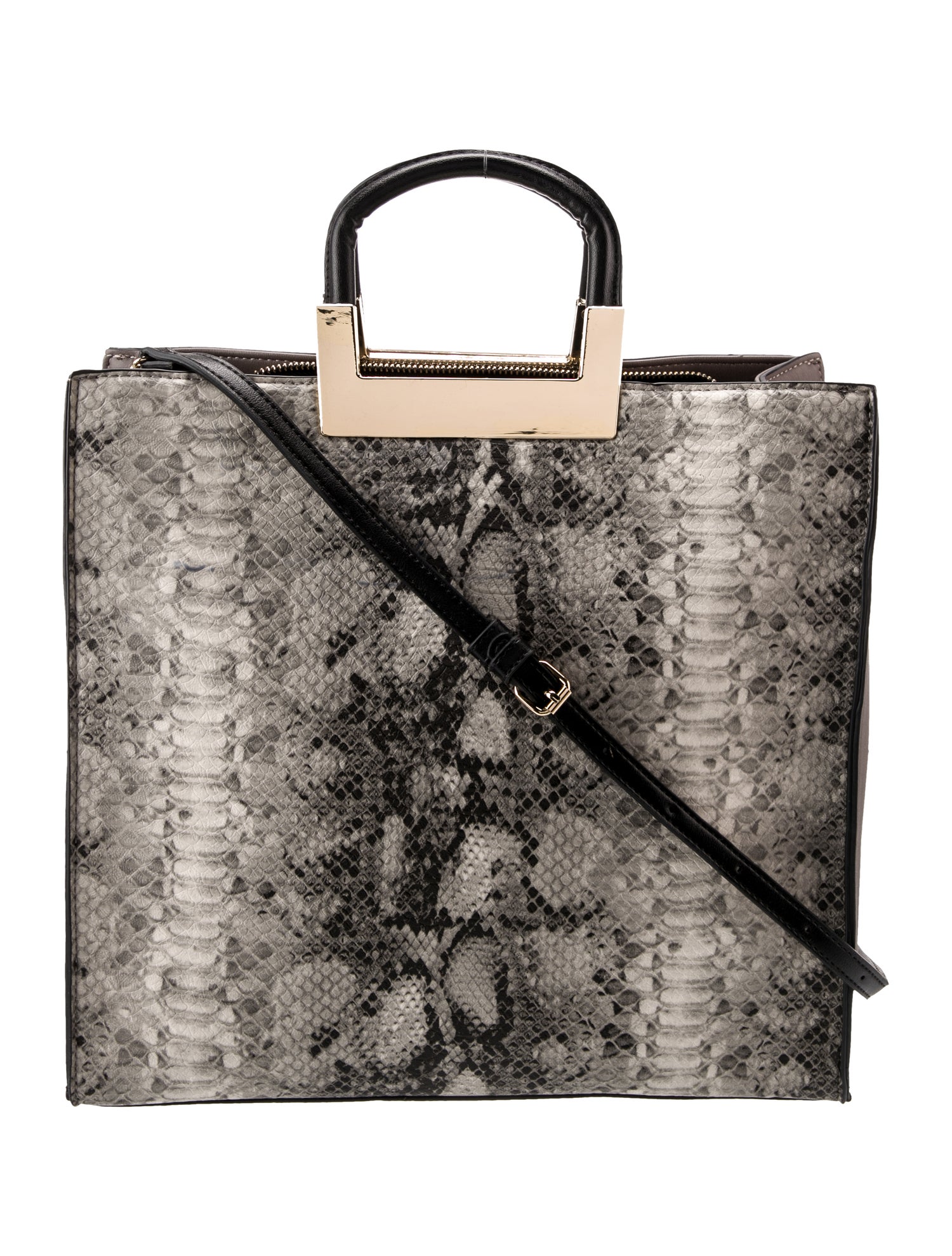 Neiman Marcus Leather Top Handle Bag