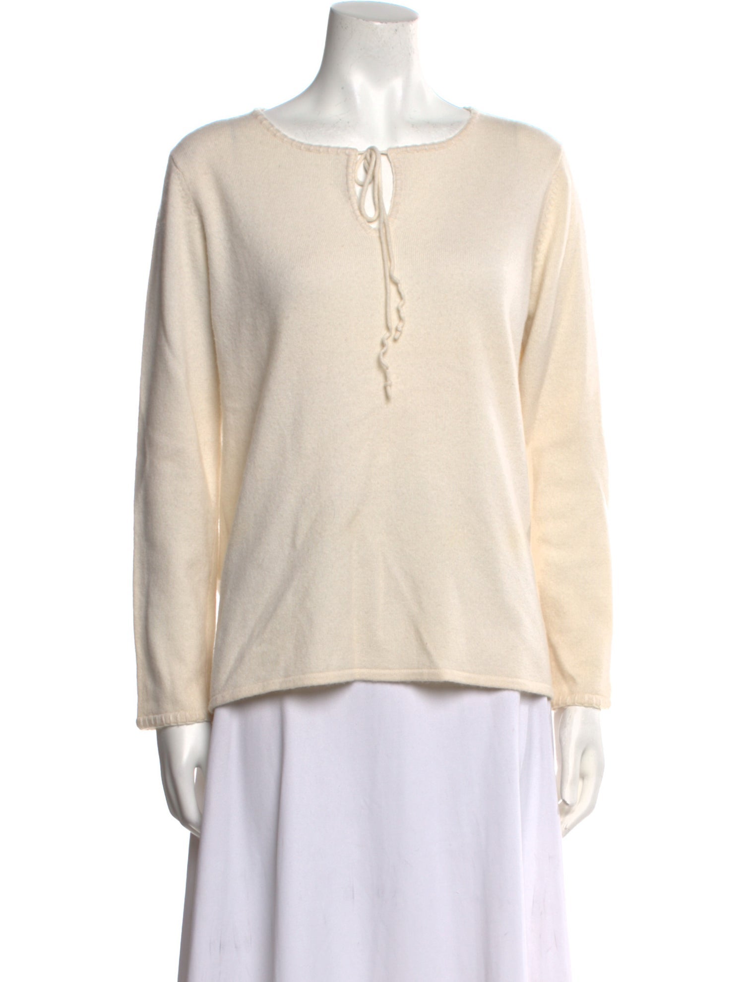 Neiman Marcus Cashmere Scoop Neck Sweater