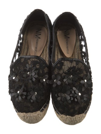Neiman Marcus Lace Espadrilles