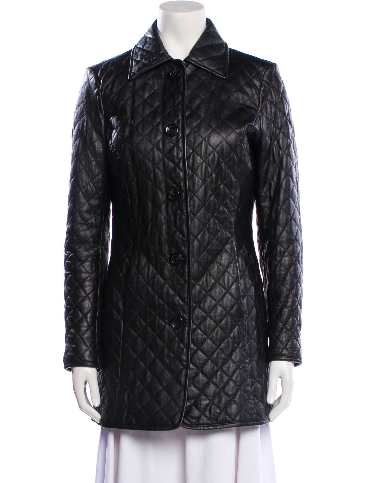 Neiman Marcus Leather Coat